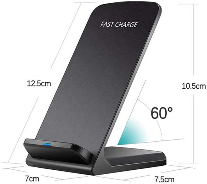 BoxWave Wireless QuickCharge Stand for Chuwi HiPad Max, 10W, No Cord; Charge Your Phone with Ease! Jet Black