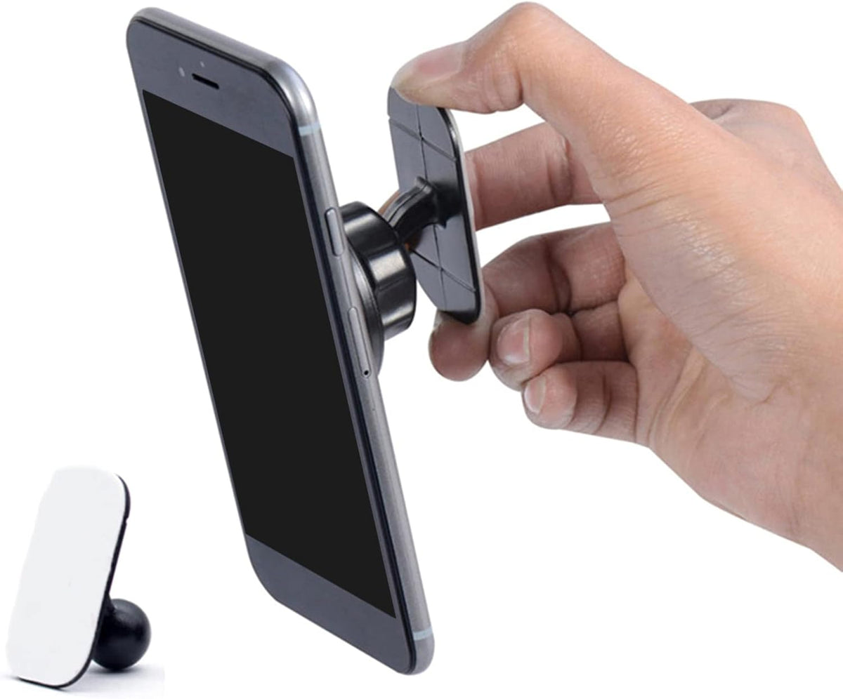 Car Cellphone Holder Dashboard Mount with 17mm Ball Head Stand, Universal Phone Rotary Cradle Base Support Bracket