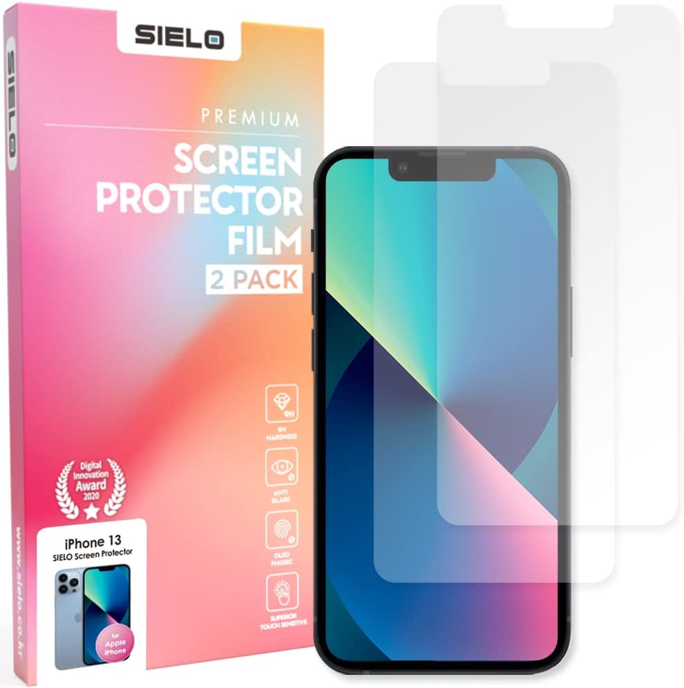 [2 Pack] Matte Screen Protector for iPhone 13 Pro, Shatterproof Paperfeel Film, Anti Glare & Anti Fingerprint