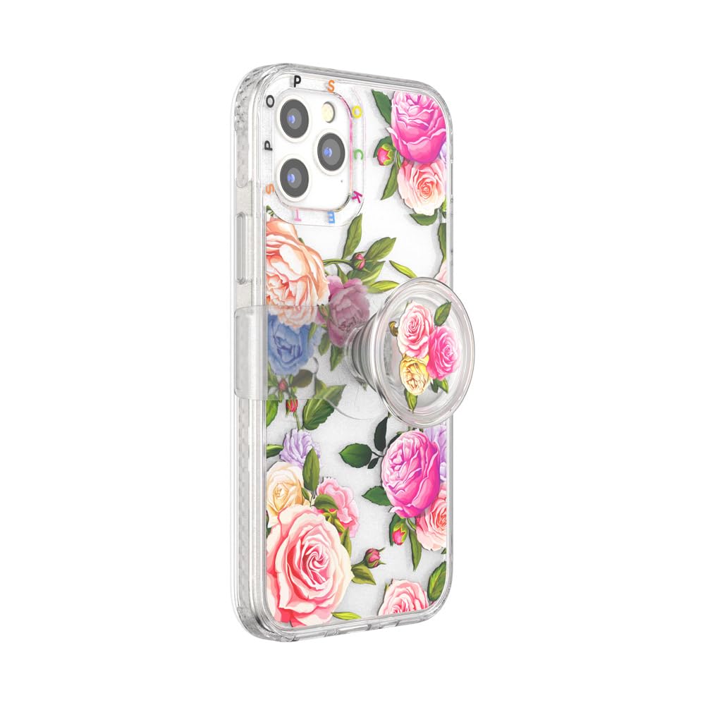 Iphone 12/12 Pro Vintage Floral Magsafe Phone Case | Popsockets | Popcase With Slide