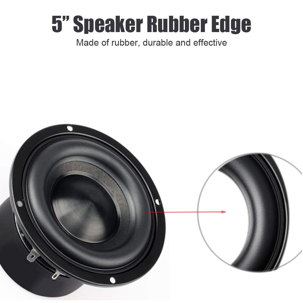 Lazmin 5in/4in Speaker Repair Part Kits, Speaker Foam Surround Rings for Repair or DIY Replacement (1#)