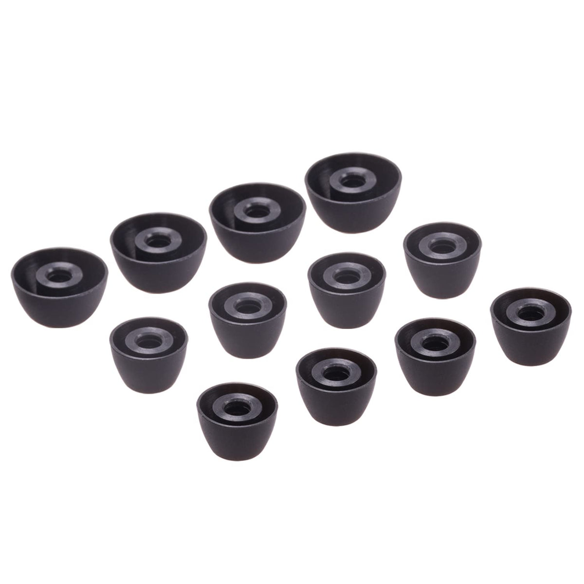 Replacement Earbuds Tips Silicone Eartips for Samsung Galaxy Buds 2 Pro Headphones Fit in Case Buds Tips,6 Pairs (Graphite)