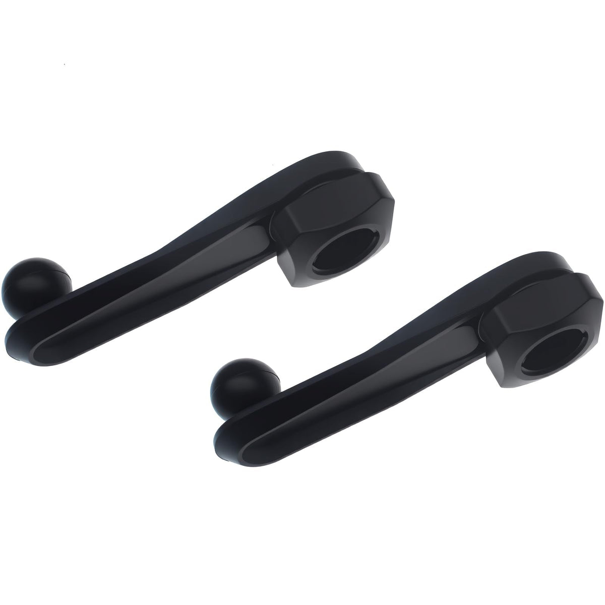 SYCZIOHU 17 MM Ball Joint Extension Arm 2 PCS Black Bracket Extender Rotating Rod for Mobile Phone Holder, Tablet Holder and Car Air Outlet