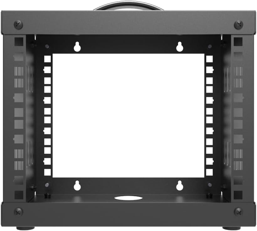 4U Small Network Cabinet-10 inch Server Rack for 10" Server, Network, Audio, and Video Equipments at Home or Office (4U)