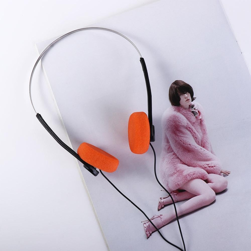 generic Mp3,Sports,Photo Retro On-Ear Headphones,Wired Stereo Headphones Lightweight Headphone with Adjustable Headband