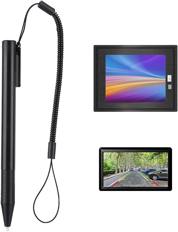 Anti-scratch Stylus Pen for Resistive Touch Screens, Spring Rope for POS PDA Navigator