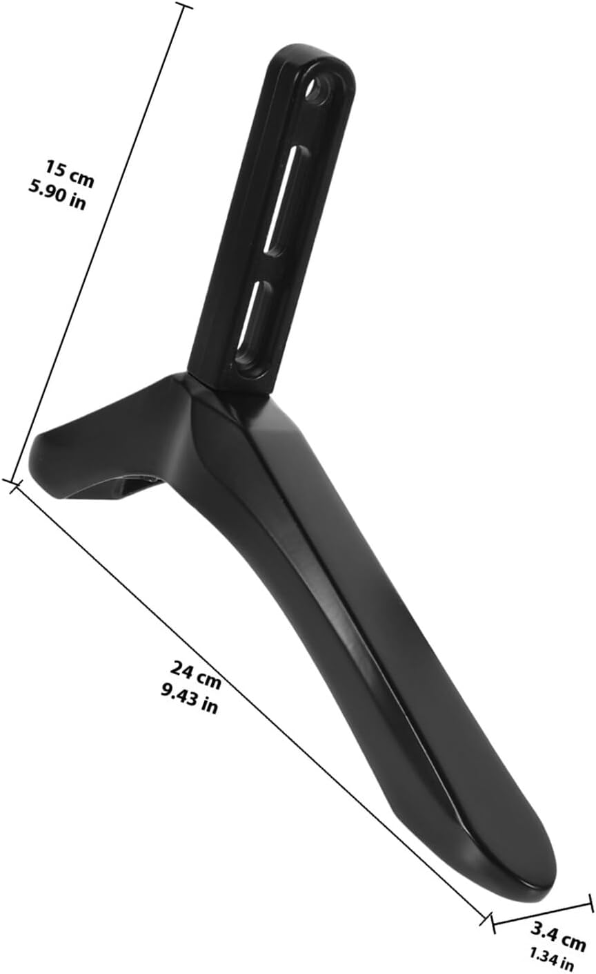FRCOLOR Tv Support Bracket and Base Stand with Screws Black Desktop Tv Holder Pedestal Feet for Living Room and Office