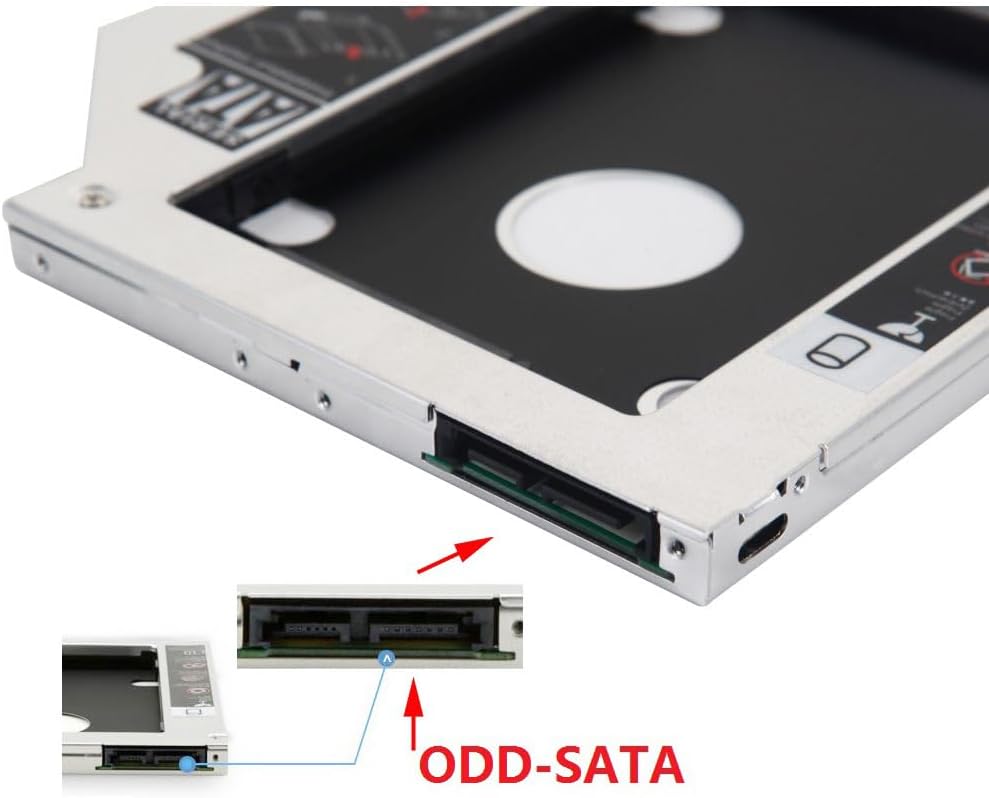 2nd Hard Drive HDD SSD Optical Bay Caddy Frame Tray for ASUS Models by DY-tech