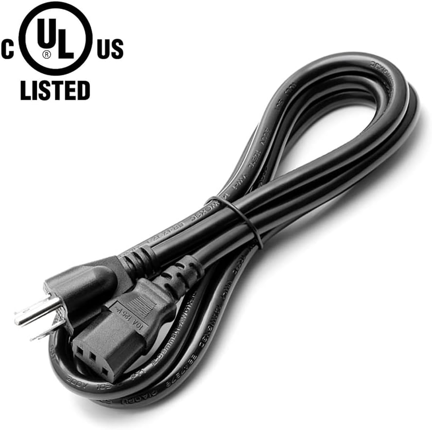 15FT AC Power Cord Compatible with ION Block Rocker, Explorer Portable Speaker System, 3 Prong Replacement