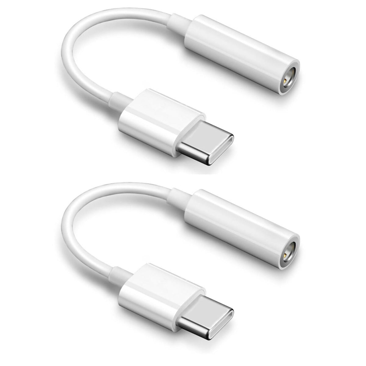 USB-C to 3.5mm Headphone Jack Adapter, Audio Aux Dongle for iPhone 16/15 Pro Samsung Galaxy S25/S24/S23 iPad Pro, Hi-Fi DAC Converter Cable Compatible
