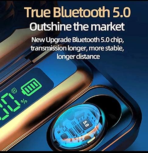 F9 True Wireless Earbuds with Power Bank, Bluetooth Version 5.1, Portable Case, Sport Design