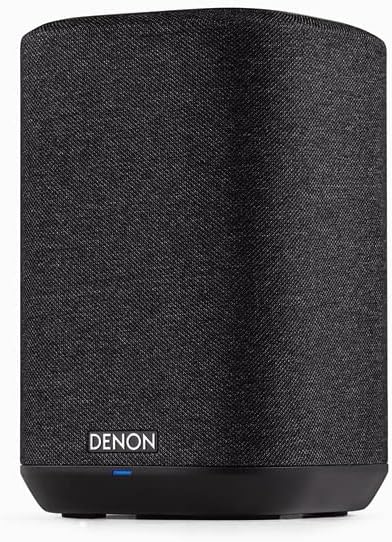 Denon Home 150 Wireless Smart Speaker – Compact Design, Wi-Fi & Bluetooth, HEOS Built-in, Alexa Built-in, Siri & AirPlay 2, Spotify Connect, Multi-Room Support, Black