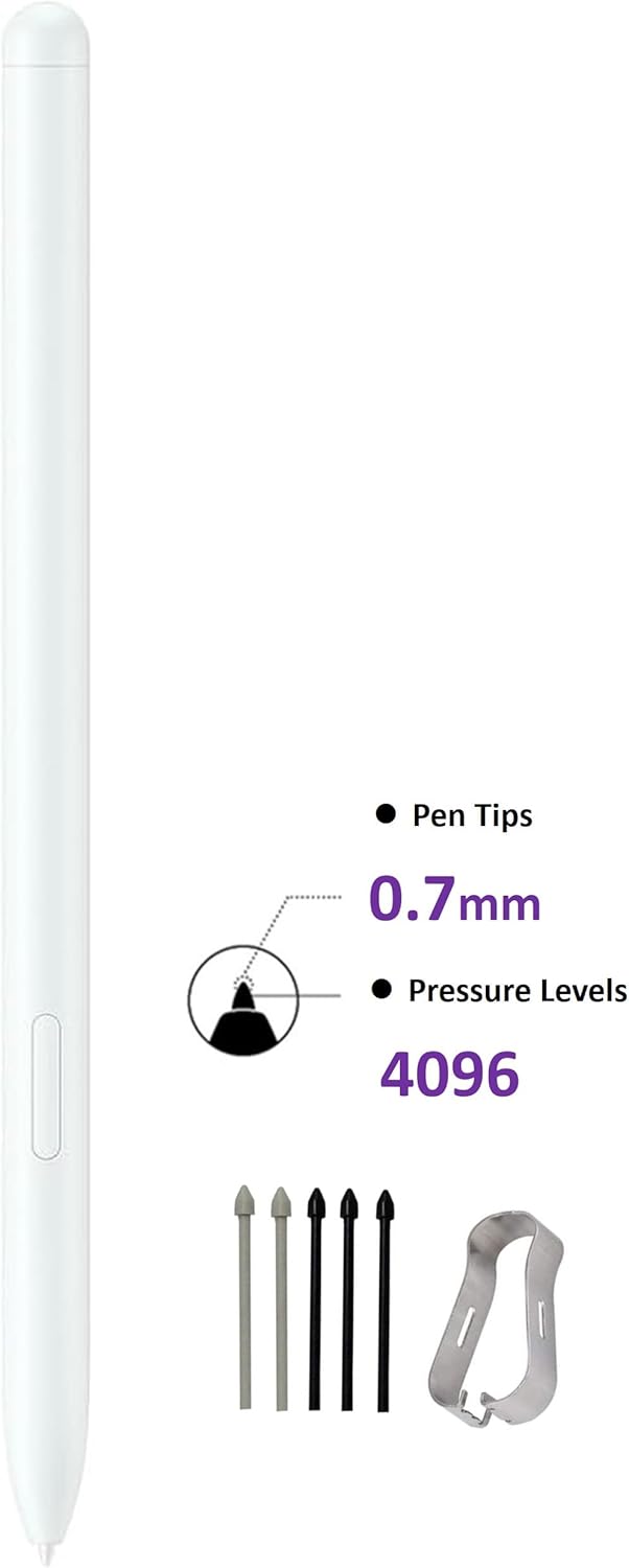 Galaxy Tab S9 FE S Pen [4096 Pressure Sensor] Replacement for Samsung Galaxy Tab S9 FE, Tab S9 FE+ Plus Tablet All Versions, Touch Stylus Pen with 5xTips/Nibs (Mint)