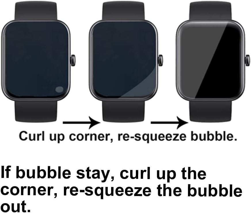 3D Screen Protector for TOZO S3 1.83” Smart Watch (Answer/Make Calls)