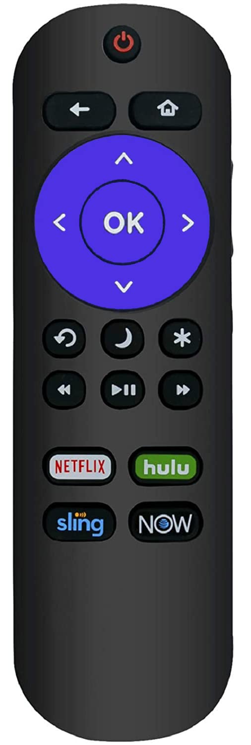 Remote Control Compatible with All Sharp Roku TV LC-50LBU591U LC-50LBU711U LC-55LBU591U LC-55LBU711U LC-43LBU591U LC-32LB601U LC-24LB601U LC-50LB601U