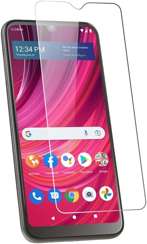 [3 Pack] Tempered Glass Screen Protector for BLU View 4 (B135DL) with 9H HD Clear Transparent Protective Film