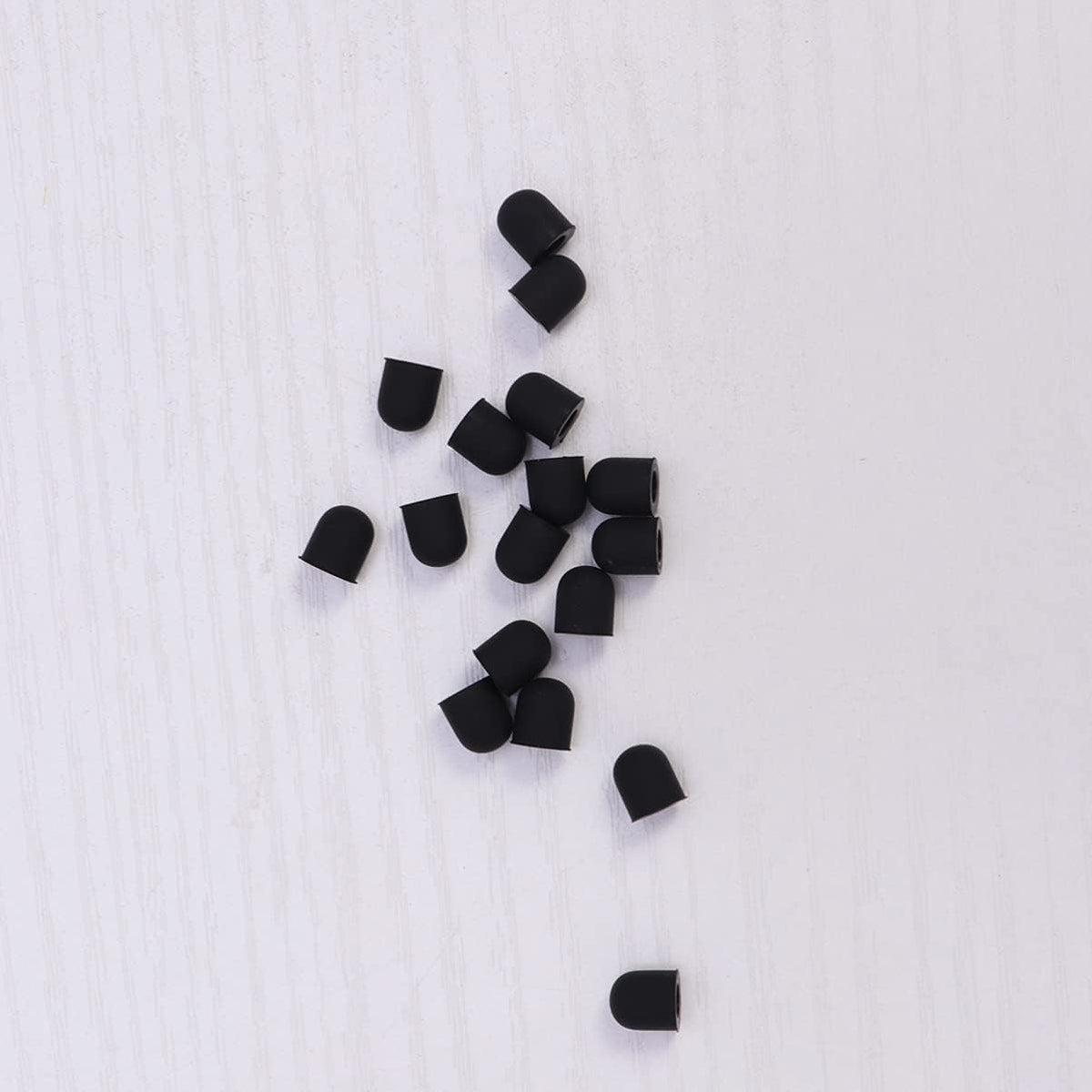 Hemobllo 15pcs Stylus Pen Tip Replacement Rubber Tips for Stylus Touch Pen, Touchscreen Pen, Outer Diameter 6mm, Inner
