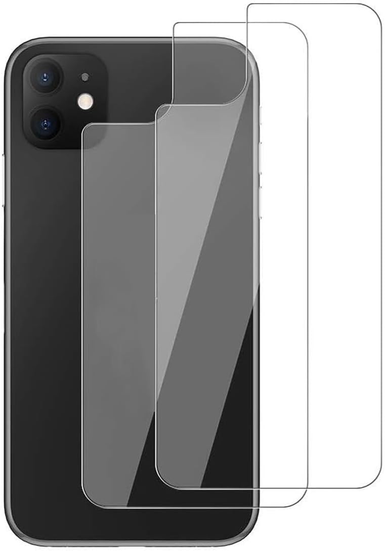Back Screen Protector for iPhone 11 Pro - [2-Pack] Tempered Glass, No-Bubble, Case Friendly, 5.8"