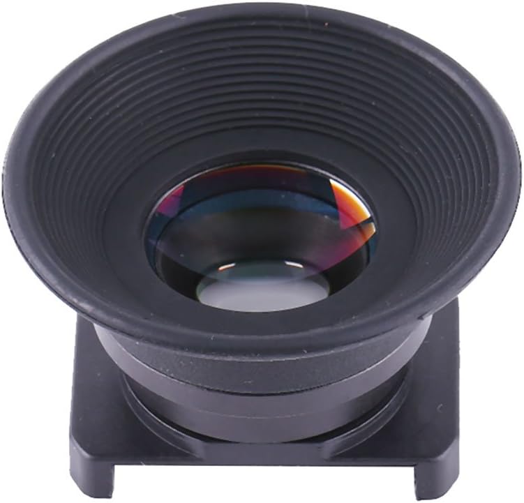 1.51X 6 Camera Viewfinder, Fixed Focus Viewfinder Eyepiece Magnifier Eyecup with Magnifier Mount Bases for DSLR Camera