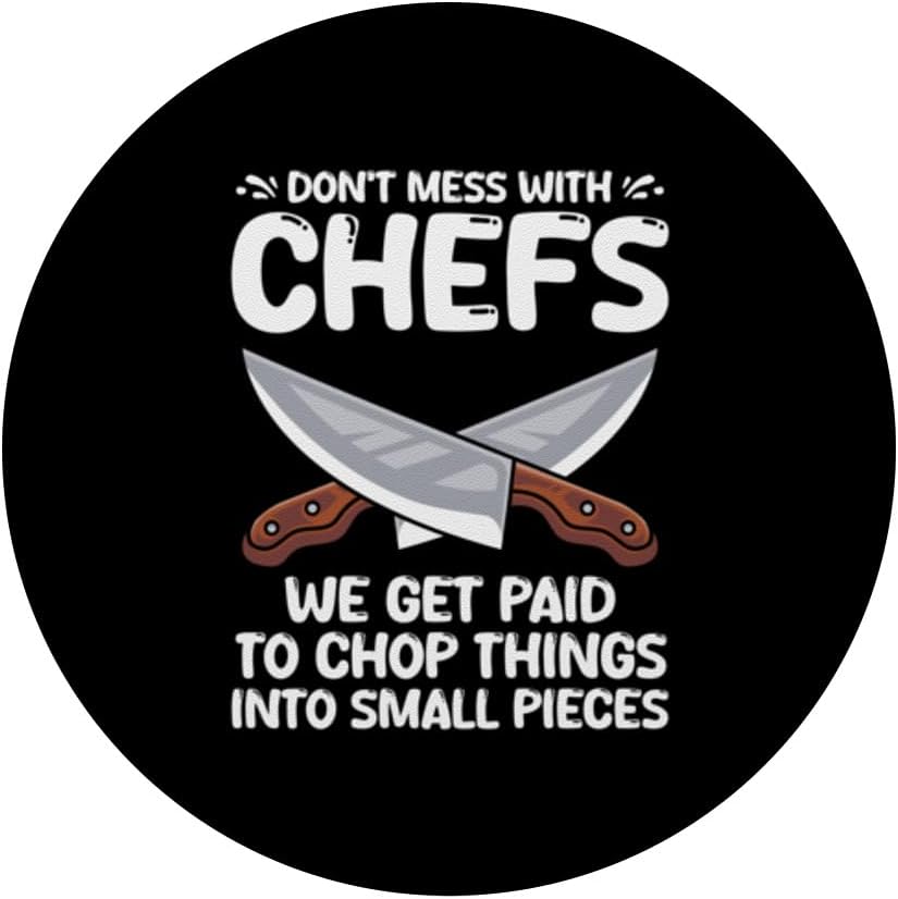 Funny Chef Cooking Lovers Junior Culinary Chef Home Cook PopSockets Standard PopGrip