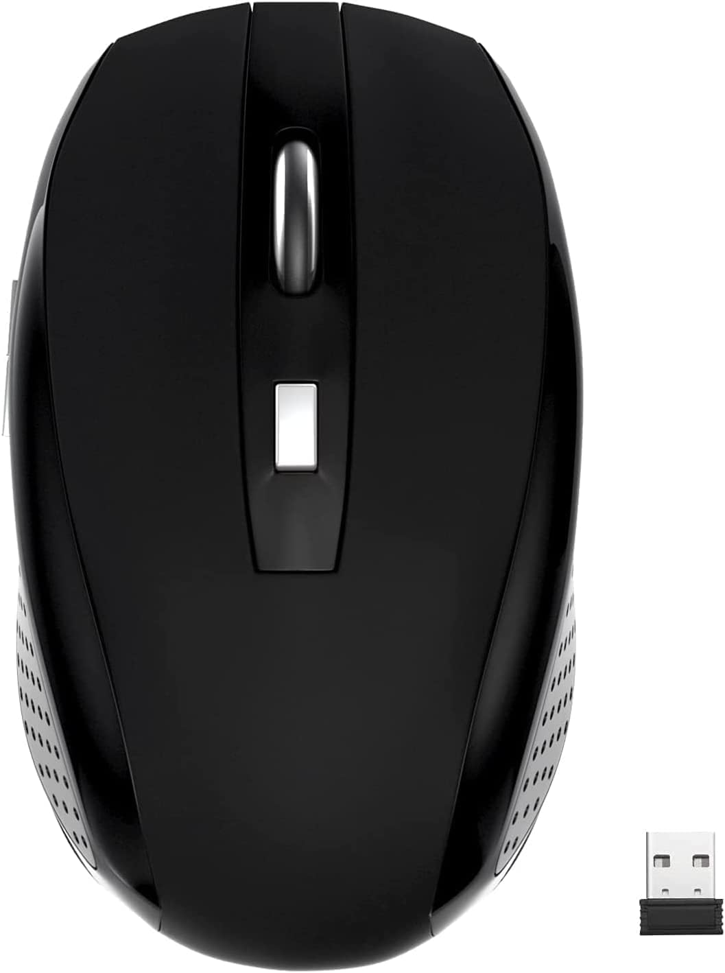 Guiheng 2.4Ghz 1200,6 Wireless Mouse, Wireless Computer Mouse Buttons with Nano Receiver