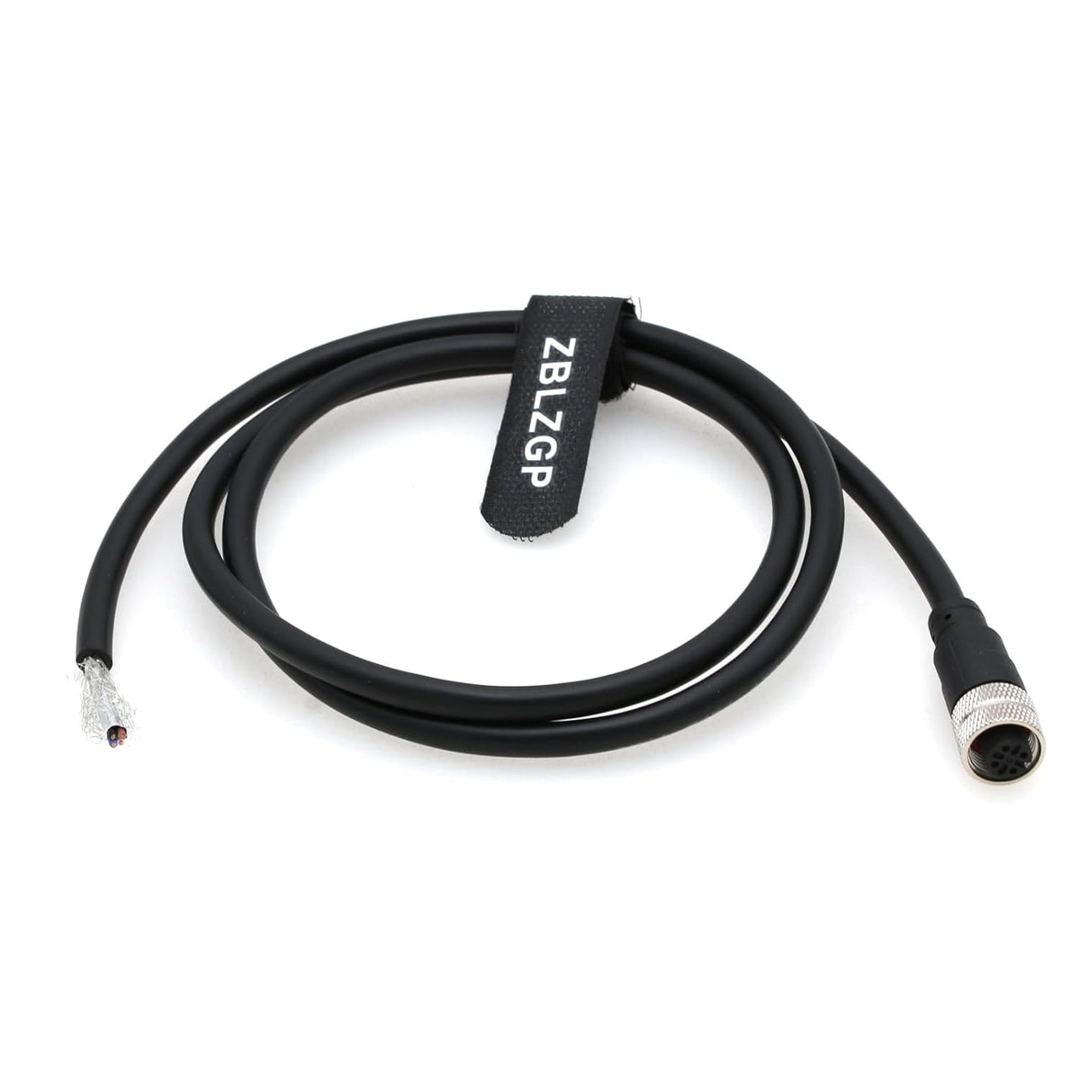M12 Actuator Sensor Signal Cable A Coded 4 Pin Female for Industrial Controls Automation Network, 1M