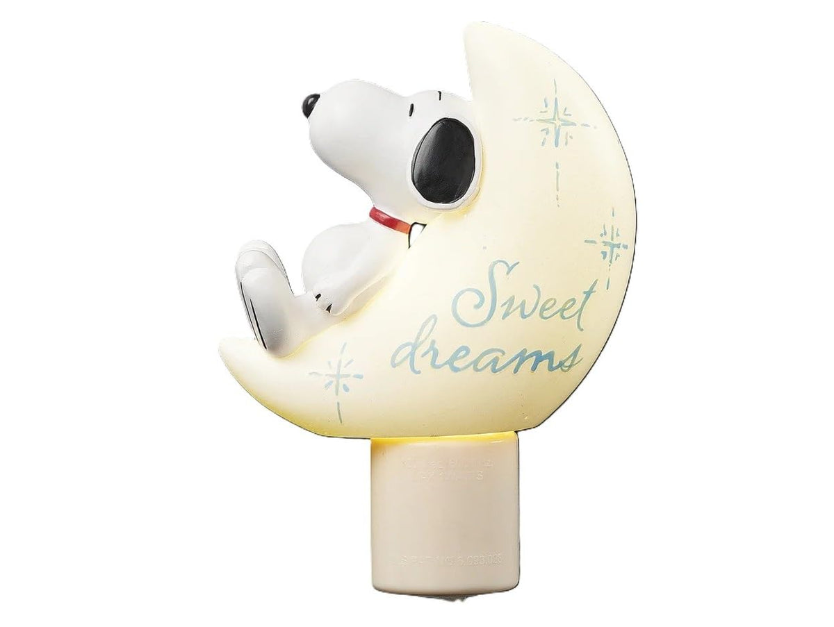 Roman Giftware Inc., Night Light Collection, 4.25" H Snoopy Moon Night Light,Religious, Inspirational, Durable (2x3x5)