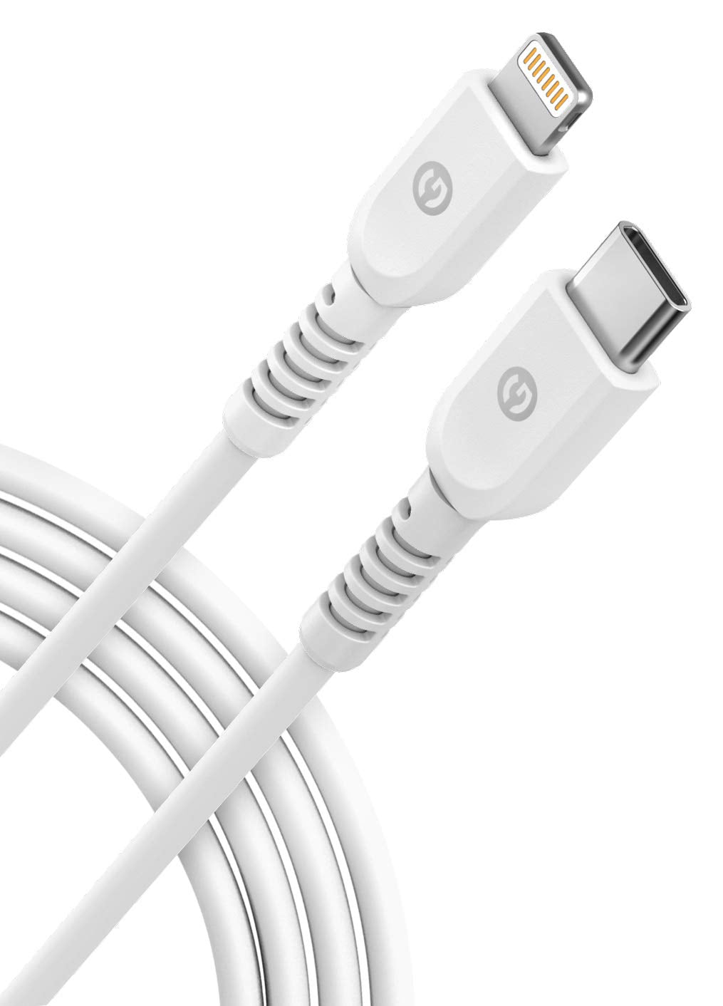 Galvanox Ultra-Fast iPhone Car Charger with Lightning to USB Type-C Cable (MFi Apple Certified) Rapid Charging Power Adapter (for iPhone
