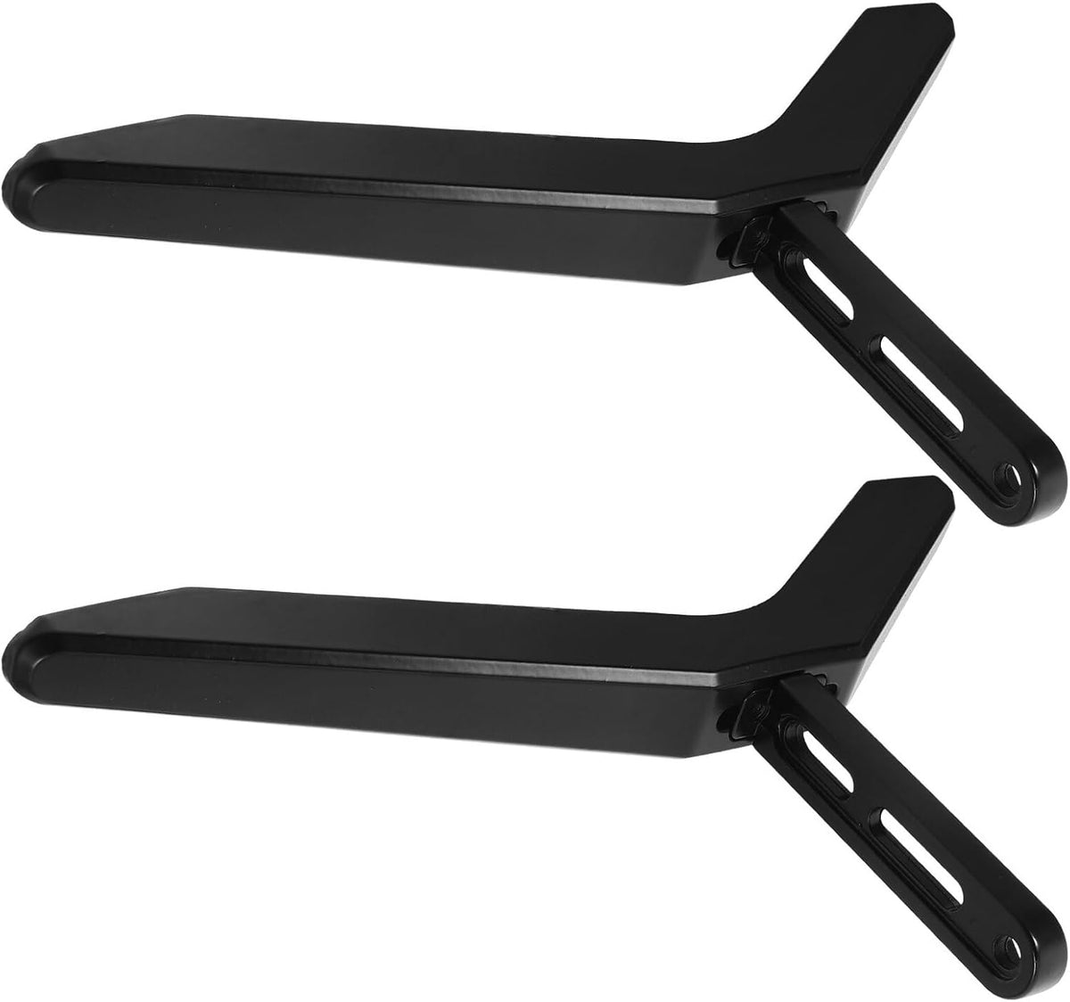 ifundom 2pcs Universal Tv Stand Tabletop Mount Bracket Adjustable Height Compatible with Flat Screen Tvs for Living