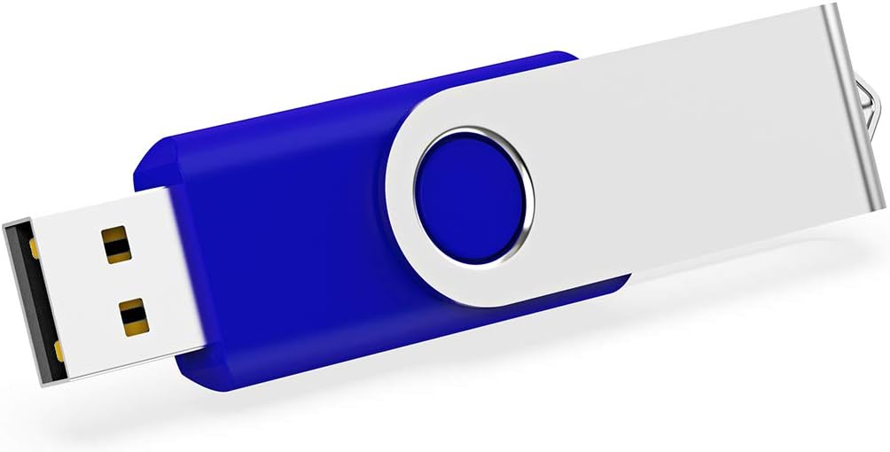 Kootion 5 Pack 4GB USB Flash Drive 4GB Flash Drive Thumb Drive Memory Stick Pen Drive(5 Colors: Black Blue Green Purple Red)