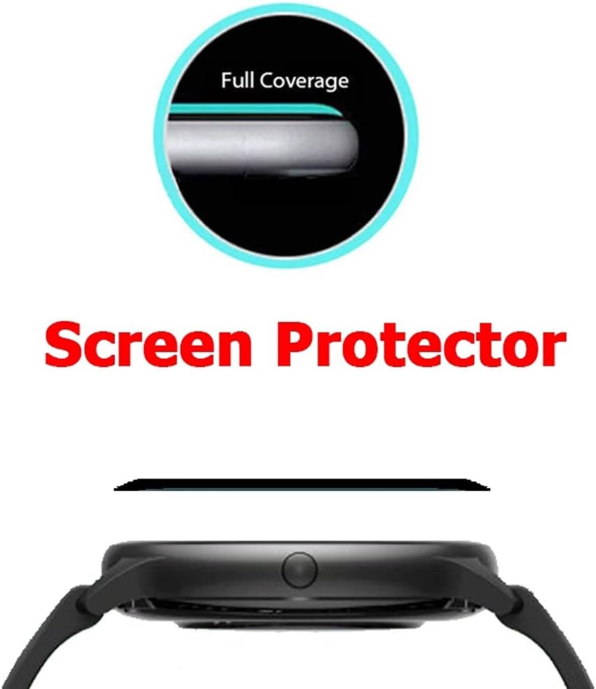 [4-Pack] anyloop ALW7 Screen Protector, Full Coverage 3D Curved Edge, Case Friendly Anti Scratch Film for 1.83" Smart