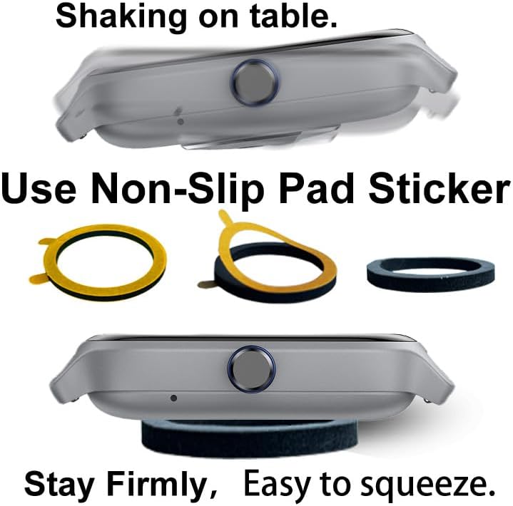 3D Screen Protector Compatible with 1.3 inches ID205L Smart Watch, 3-PACK for ID205 Series