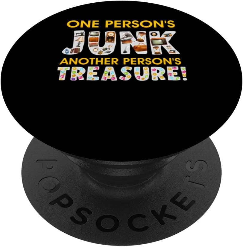 Thrifting One Person's Junk - Another Treasure Junk Market PopSockets Standard PopGrip