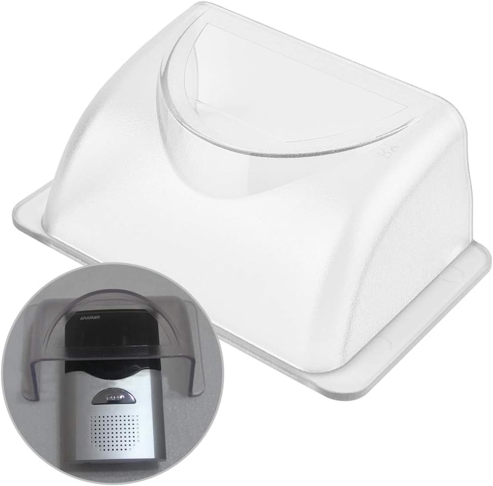 Maxmartt Plastic Doorbell Cover, Waterproof Access Control Keypad Cover for Door Access Controller