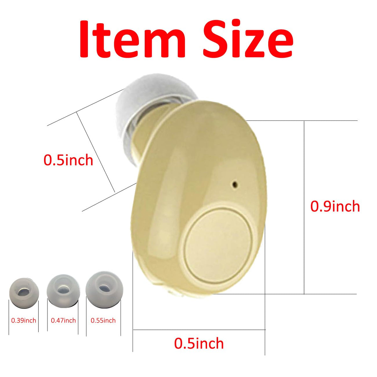 NVAHVA Single Bluetooth Earpiece10 Hrs Playtime,Wireless Headphone, Mini Headset Hands-Free Car Earphone,Cell Phone Bluetooth Earbud for iOS Android