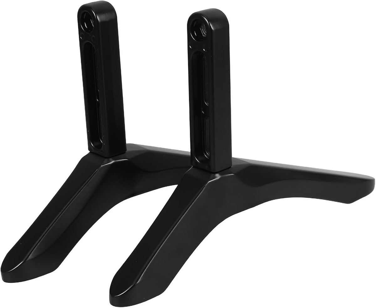 HOMSFOU Universal TV Stand Bracket with Screws, Tabletop TV Riser Base Support for Flat Screen Televisions, Sturdy
