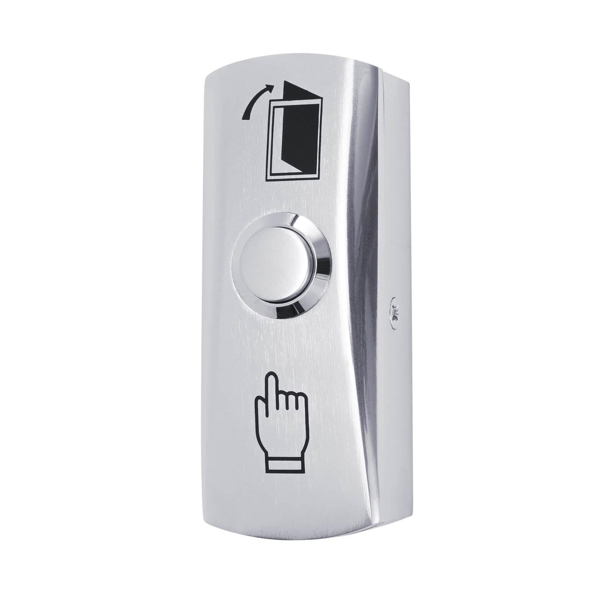 Push to Exit Button for Door Access Control System Zinc Alloy Shell NO/COM Output Classic Shape 4pcs