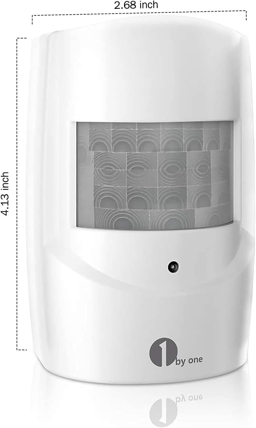 Driveway Alarm Wireless Outside, 1by one Motion Sensor Alarm 1000 FT Range for Home Security with Weatherproof Sensor