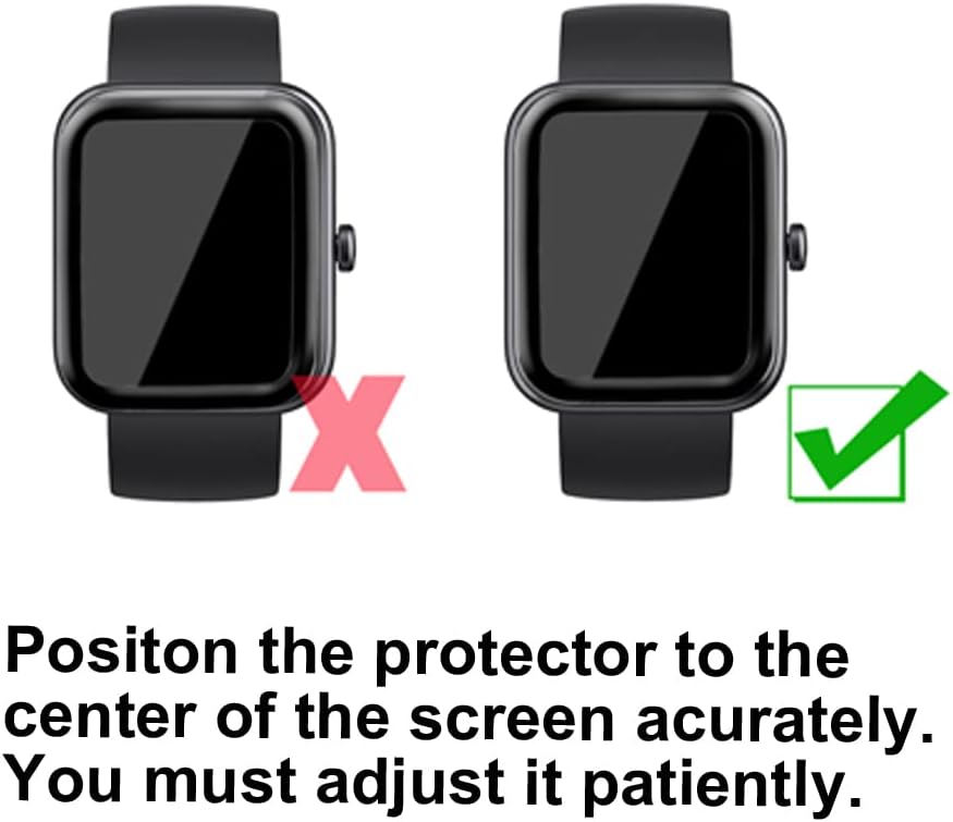3D Screen Protector for TOZO S3 1.83” Smart Watch (Answer/Make Calls)