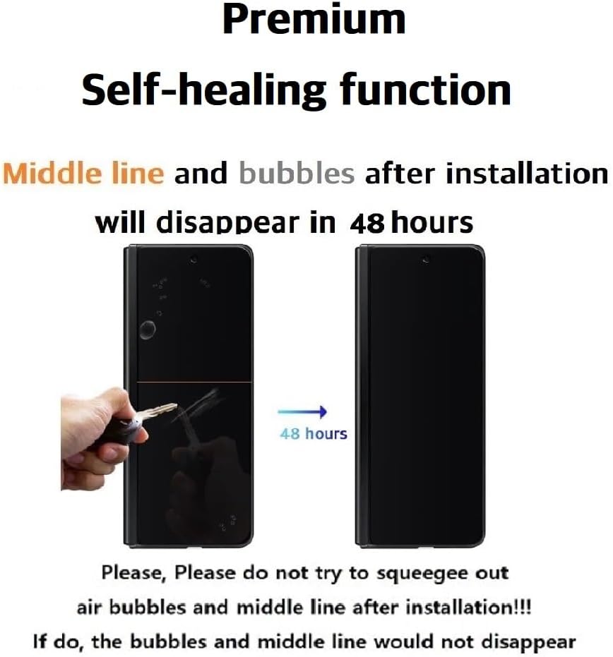 [5+2] 5 Anti-glare (matte) TPU Film Screen Protector + 2 Lens Protector + Installation Guide Tool (EZ KIT) for Samsung