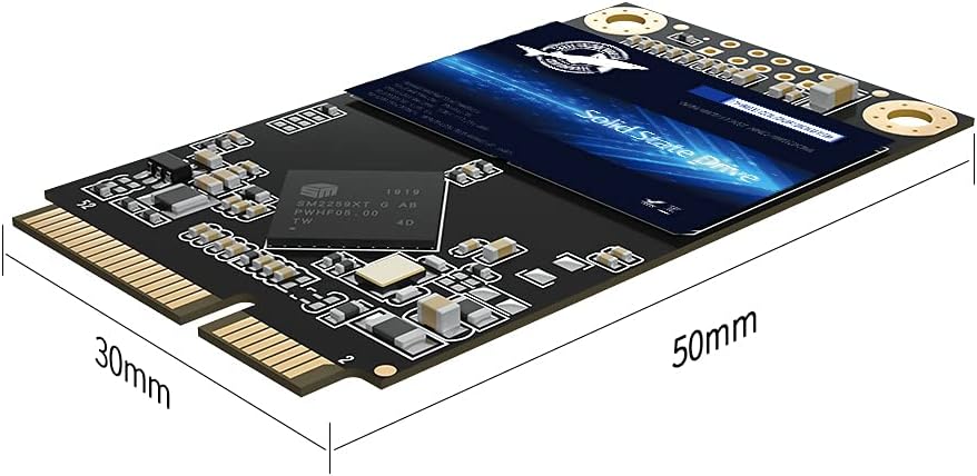 SSD mSATA 16GB Dogfish Internal Solid State Drive High Performance Hard Drive for Desktop Laptop SATA III 6Gb/s Includes SSD 32GB 60GB 64GB 120GB 128GB 240GB 250GB 480GB 500GB (16GB MSATA)