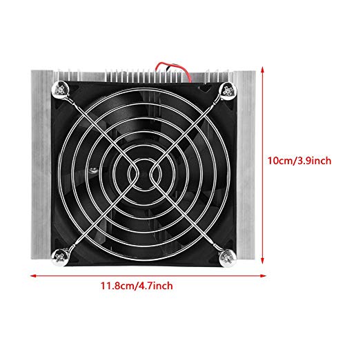 Semiconductor Refrigeration Thermoelectric Peltier Cold Plate Cooler with Fan for Small Fridge