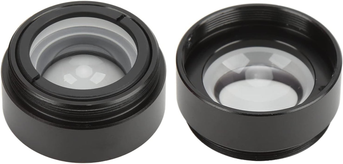 Extra Objective Lens, Clear Optical Glass 5X Microscope Camera Lens for Astronomy Lovers
