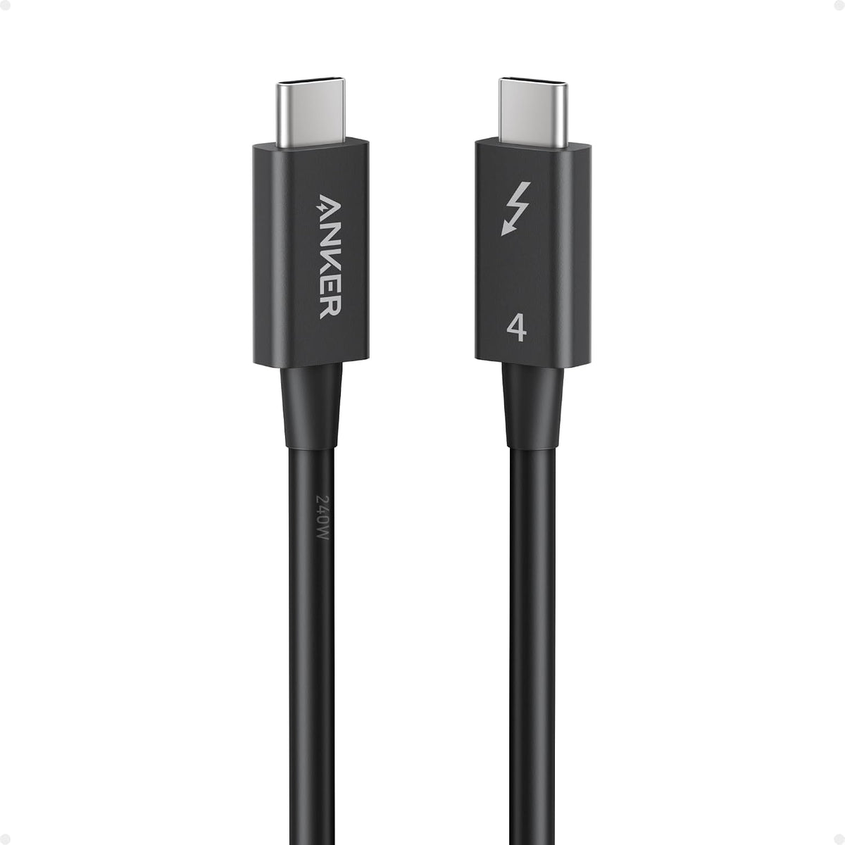 4 8K/4K Display/40Gbps USB4, 4/3, 16(240W, 2.3FT) Anker Thunderbolt Certified USB C to USB C Cable, Compatible