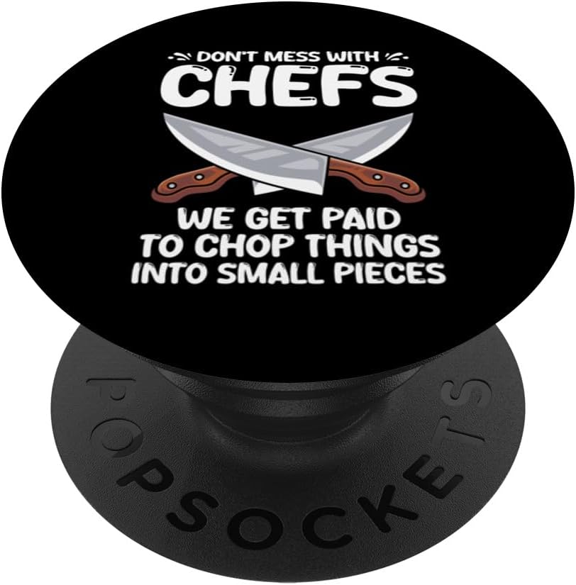 Funny Chef Cooking Lovers Junior Culinary Chef Home Cook PopSockets Standard PopGrip