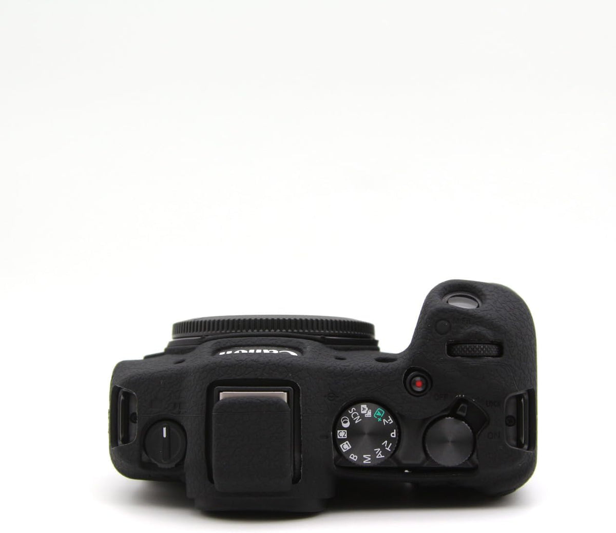 BMAOLLONGB R8 Camera Case, Lightweight Thin Silicone Rubber Cover for Canon Eos R8 (Black)