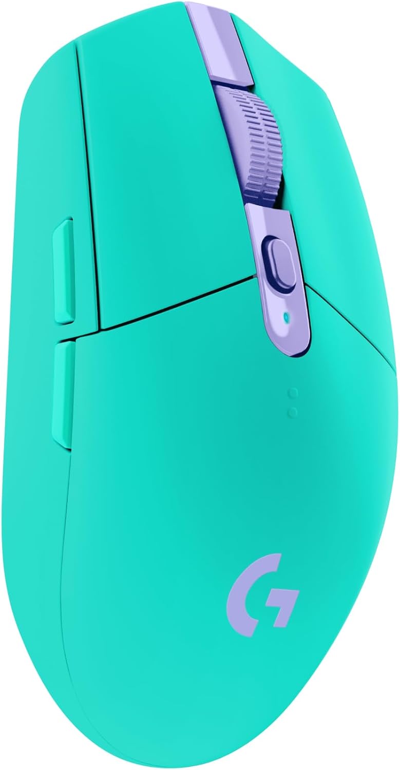 Logitech G305 LIGHTSPEED Wireless Gaming Mouse, Hero 12K Sensor, 12,000 DPI, Lightweight, 6 Programmable Buttons, 250h Battery Life, On-Board Memory, PC/Mac - Mint