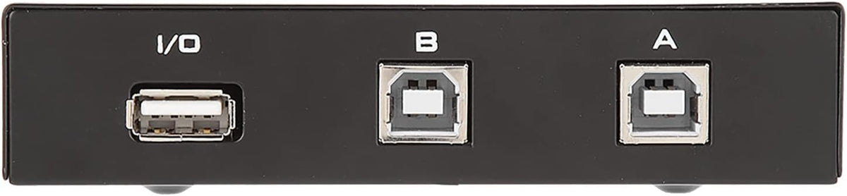ASHATA USB 2.0 Peripheral Sharing Switch, 2/4 Port Manual Sharing Switch for PC Printer Scanner, Compatible with