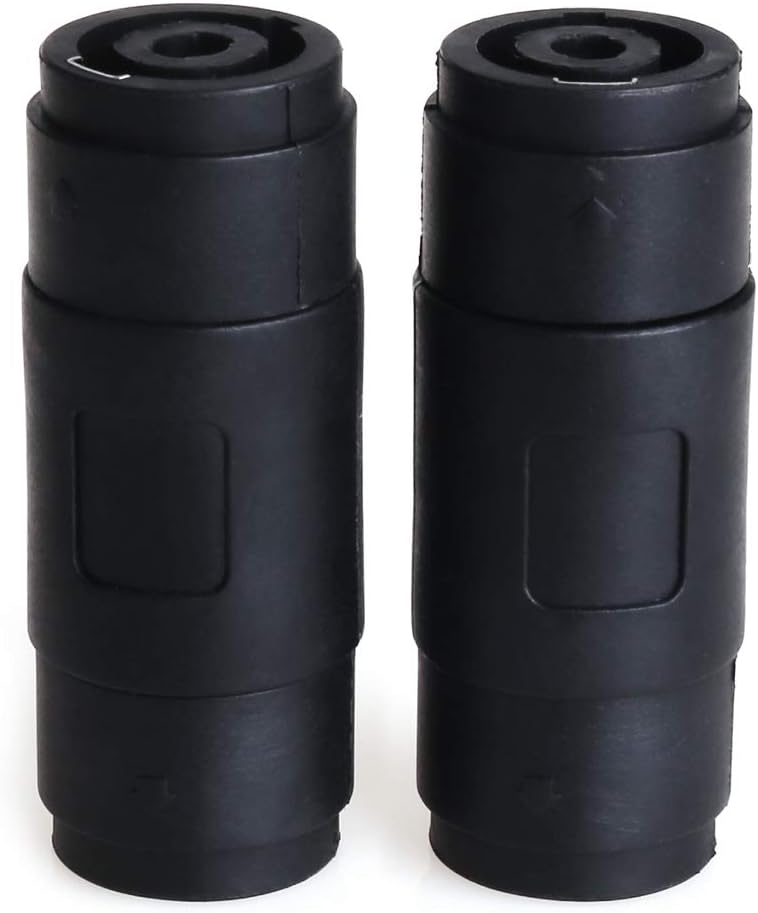 NANYI NL4FC Speakon Cable, 4Pin Speaker/Amp Female to Female Plug Jack Connector, 2 Pack