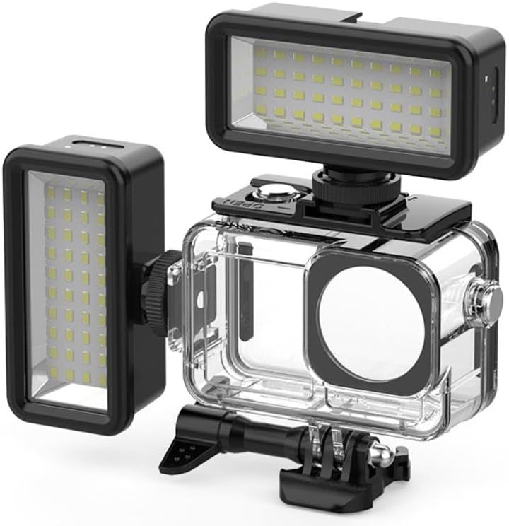 Fotoleey Dive Case + Floating Hand Grip for DJI Osmo Action 4, Action 3